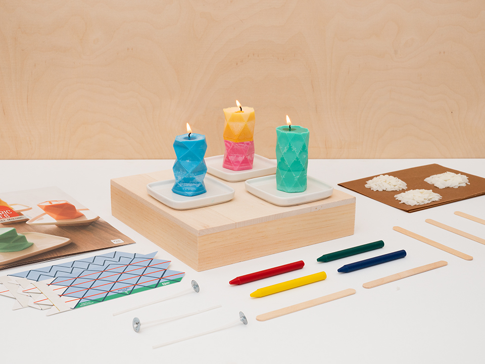 KiwiCo Geometric Candles