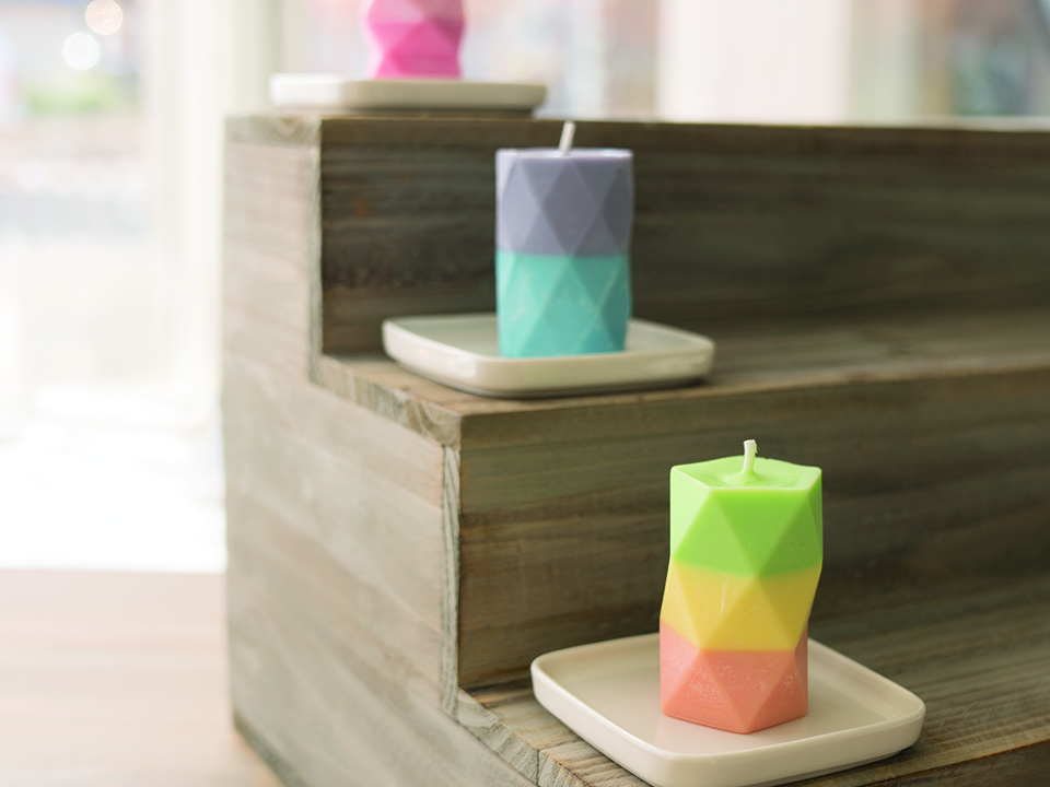 KiwiCo Geometric Candles