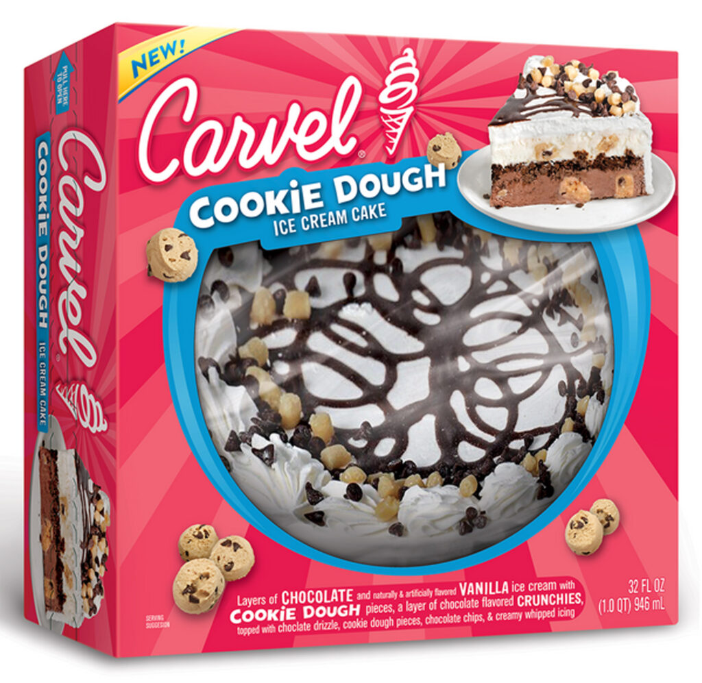 Carvel Cookie Dough Ice Cream Cake