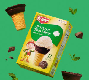 Keebler Girl Scout Thin Mints Dipped Cones