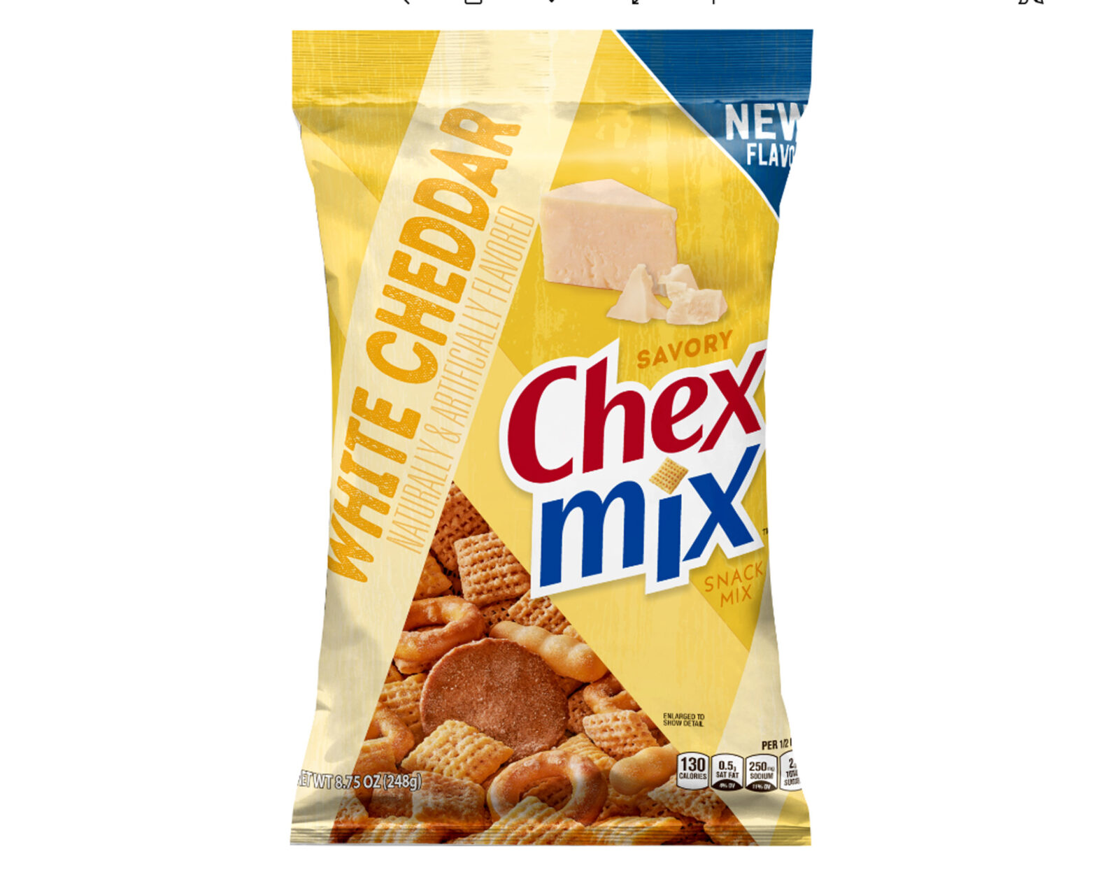 Chex Mix Adds a New White Cheddar Flavor to the Mix